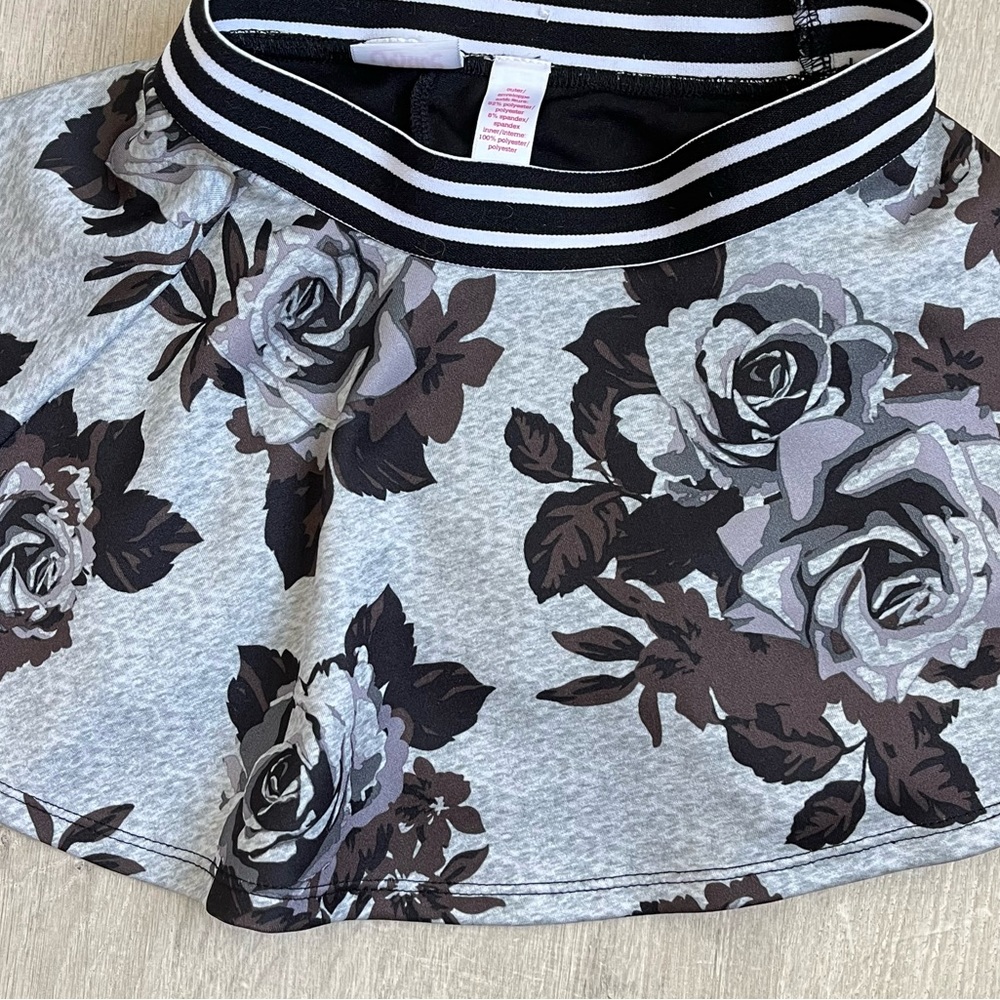 Justice Flower Girls Skort Skirt Size 5